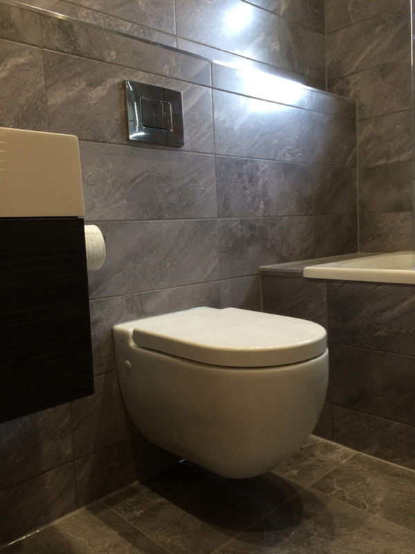 Wall Hung Toilet With Bathroom Installation In Leeds