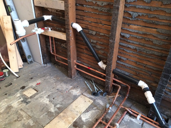 1st Fix Pipework With Bathroom Installation In Leeds