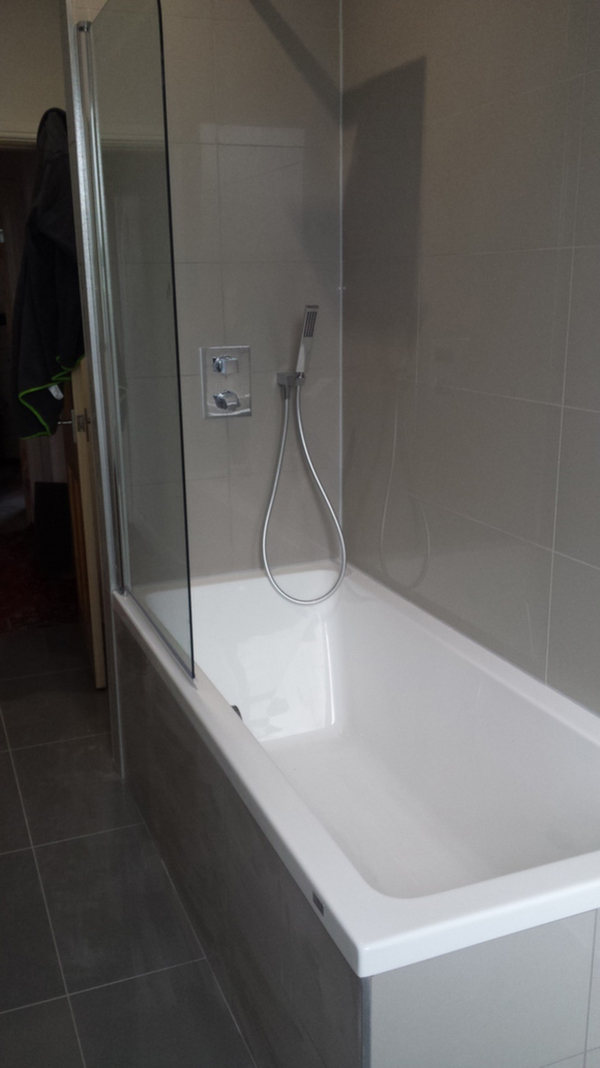 Tiled In Bath With Bathroom Installation In Leeds
