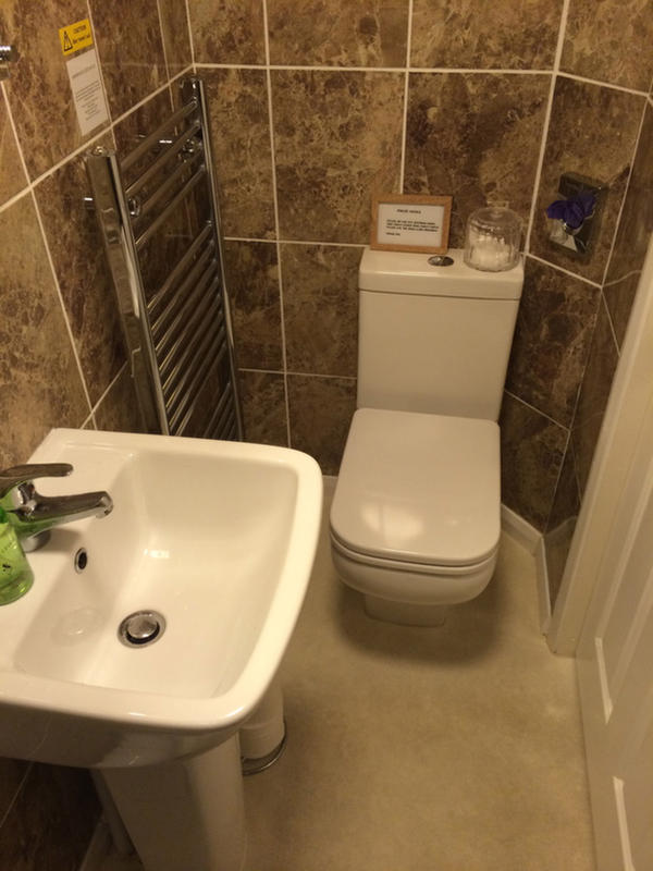 WC And Pedestal Basin In Corner En Suite With Bathroom Installation In Leeds