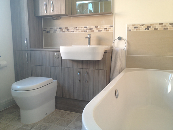 Porcelain And Stone Mosaics With Bathroom Installation In Leeds