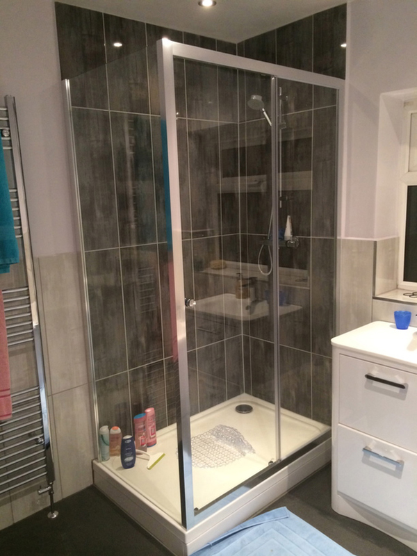 Raised Shower Tray With Bathroom Installation In Leeds