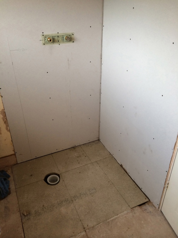 Floor Under Flush Shower Tray With Bathroom Installation In Leeds