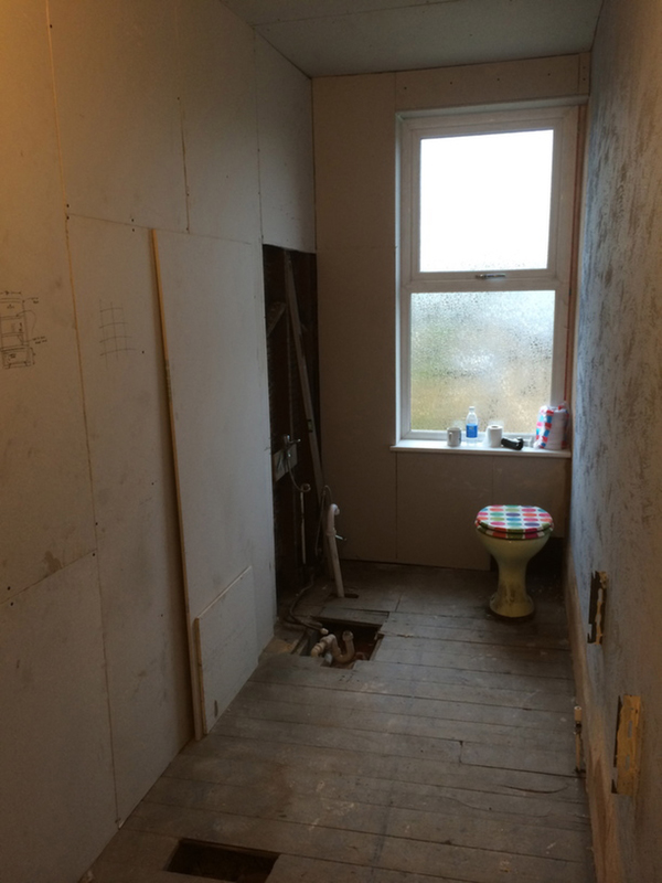 Reboarded Bathroom With Bathroom Installation In Leeds