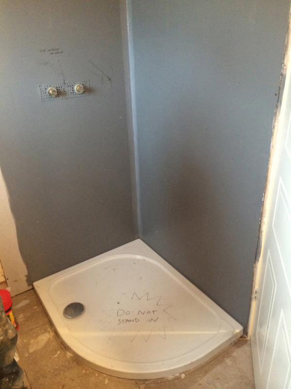 Flush Shower Tray Installation With Bathroom Installation In Leeds
