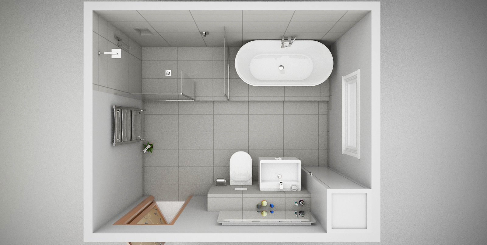3D bathroom plans