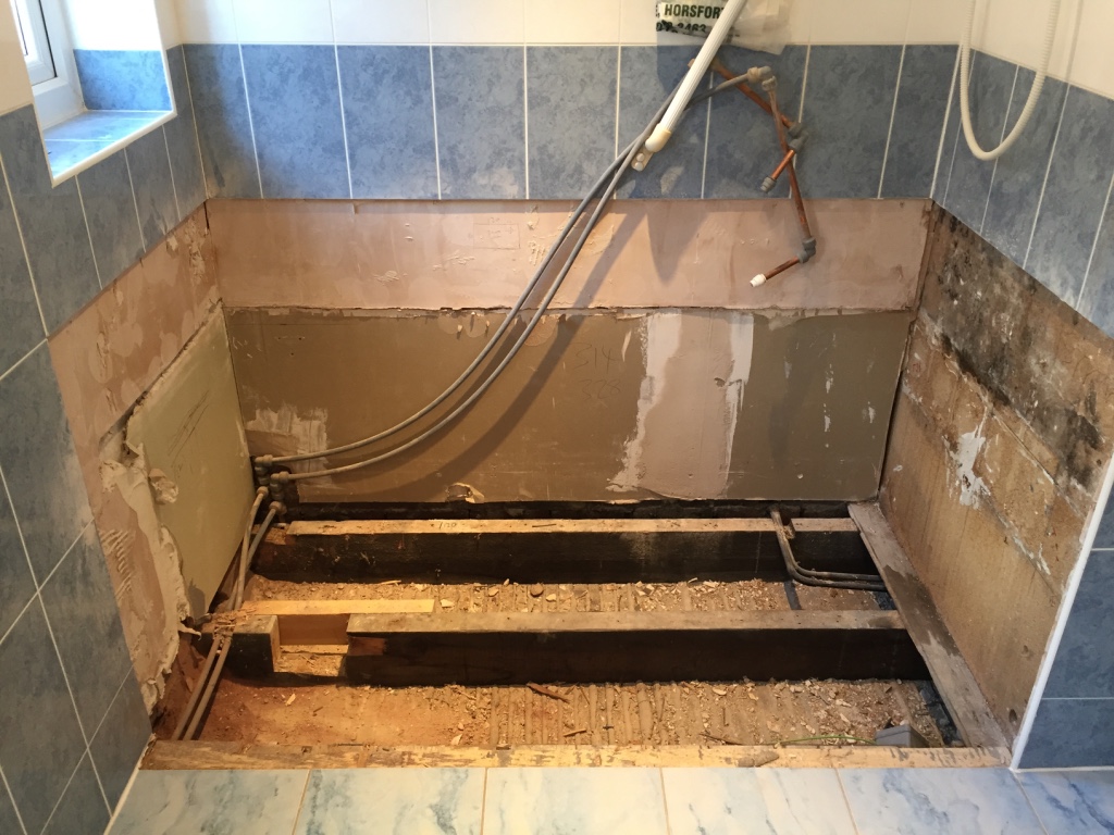 removing wall & floor tiles