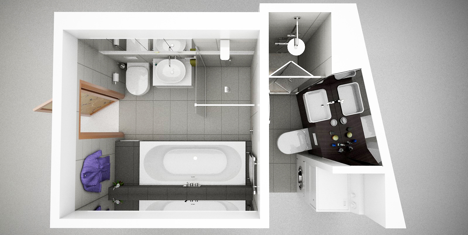 3D CAD bathroom design