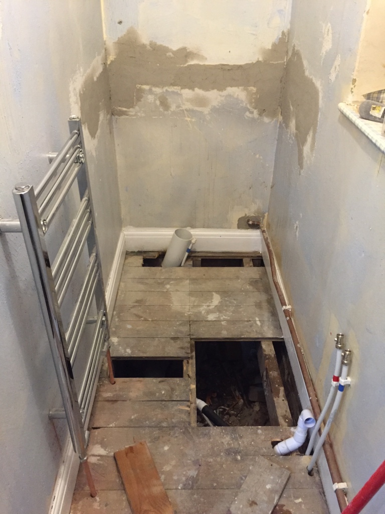 Installing a downstairs cloakroom